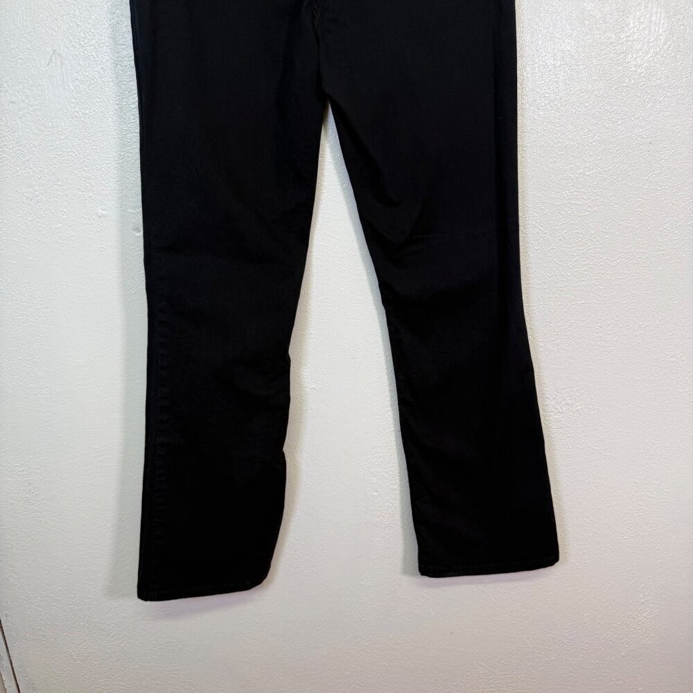 Levi Signature Women's Jeans At Waist Bootcut Sz 10 Black Western Country Work - Picture 4 of 11